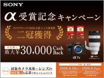 ソニー α受賞記念キャンペーン《2026/8/3まで》