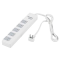 BUFFALO 2ピン式電源タップ 雷サージ防止/集中スイッチ付(10個口・1．5m) ホワイト BSTAPSD21015WH