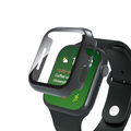 トリニティ Apple Watch SE/6/5/4(40mm)用高透明 ガラス一体型PCケース ブラック TR-AW2240-GLPC-CCBK